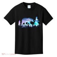 Night Sky Wilderness Bear Kids T-Shirt thumb 0