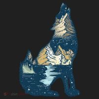 Night Wolf Wilderness Women's Sweatshirt thumb 2