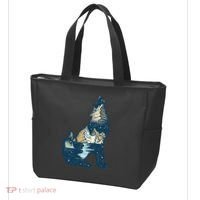Night Wolf Wilderness Tote Bag thumb 3