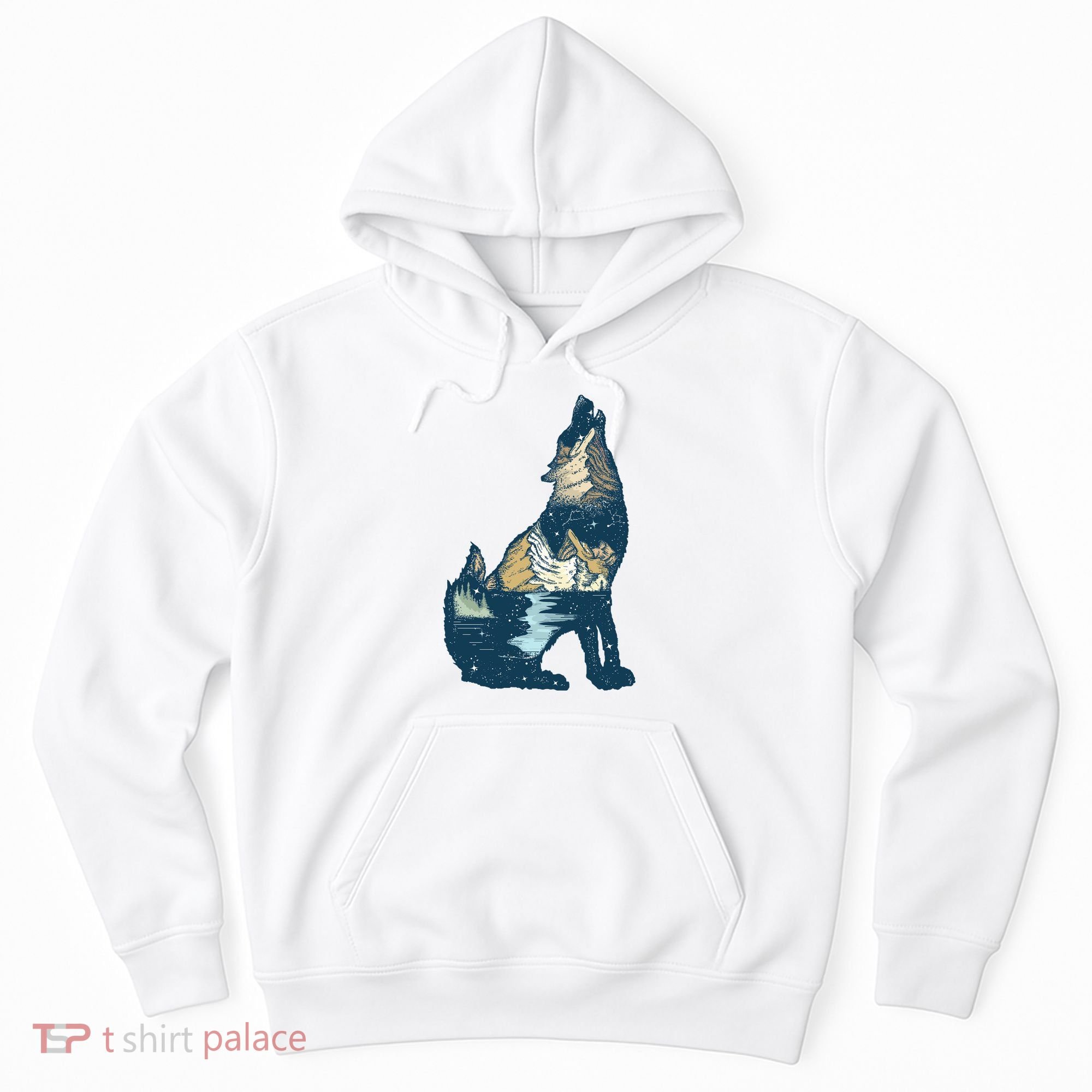 Night Wolf Wilderness Hoodie