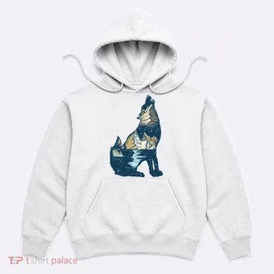 Night Wolf Wilderness Hoodie