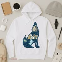 Night Wolf Wilderness Hoodie thumb 3