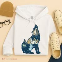 Night Wolf Wilderness Hoodie thumb 4