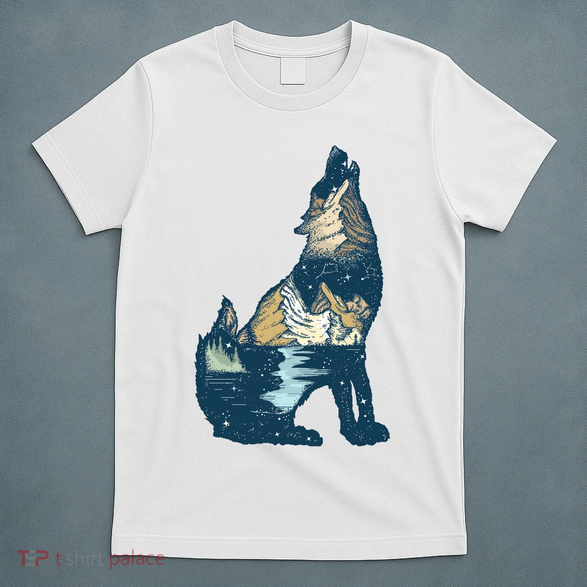 Night Wolf Wilderness T-Shirt