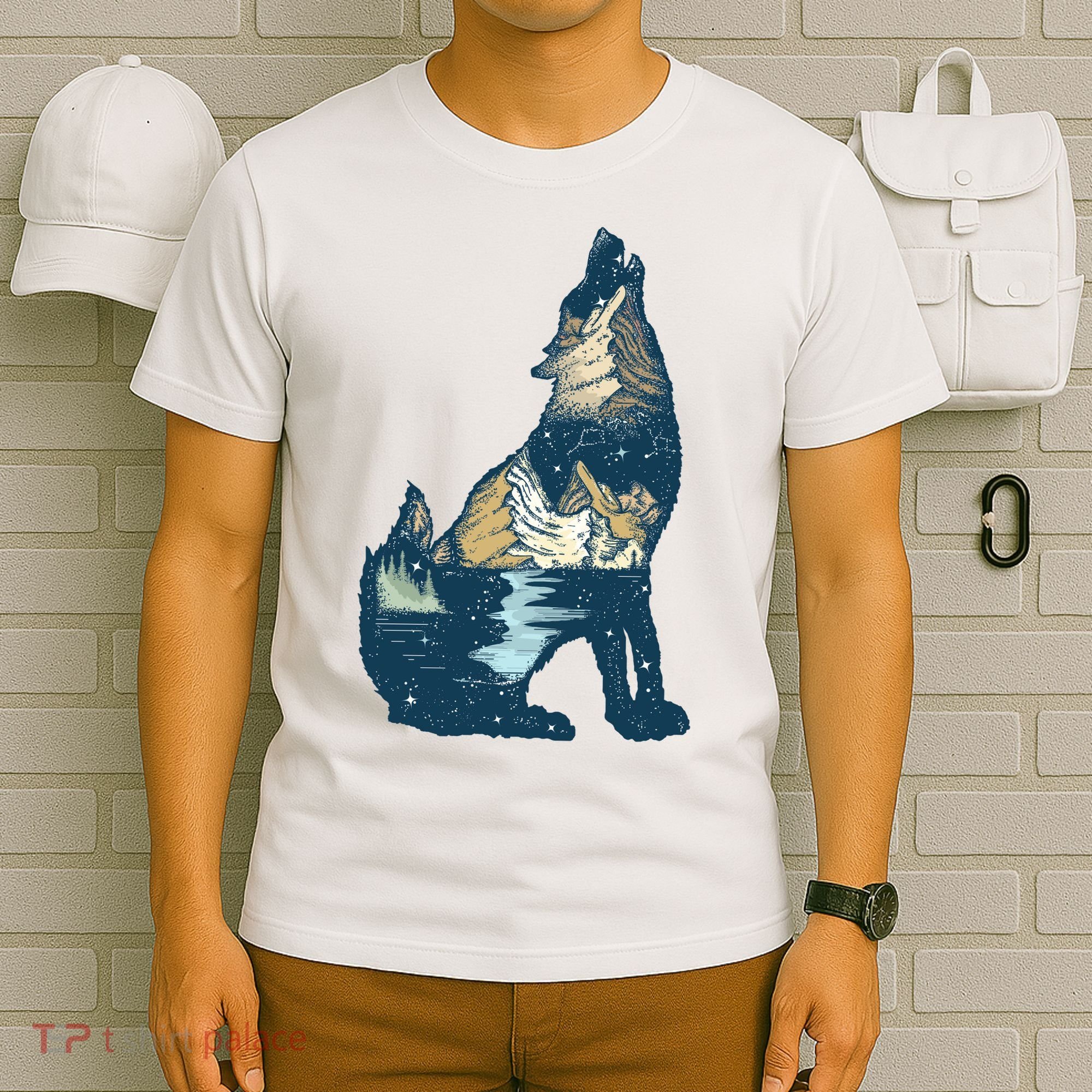 Night Wolf Wilderness T-Shirt