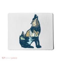 Night Wolf Wilderness Mousepad thumb 0