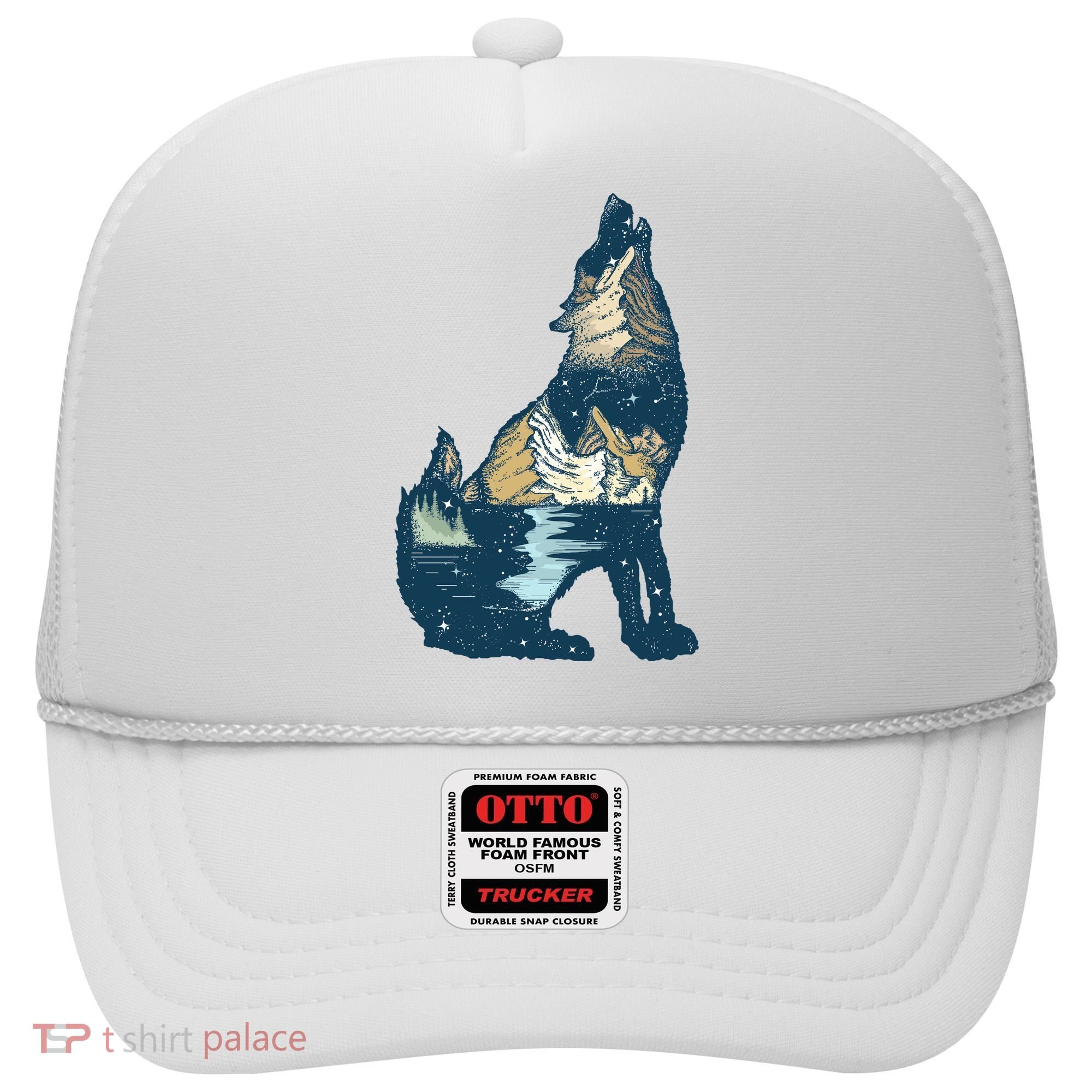 Night Wolf Wilderness Hat
