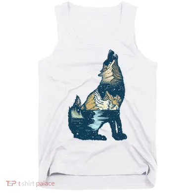 Night Wolf Wilderness Tank Top