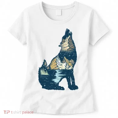 Night Wolf Wilderness Women's T-Shirt