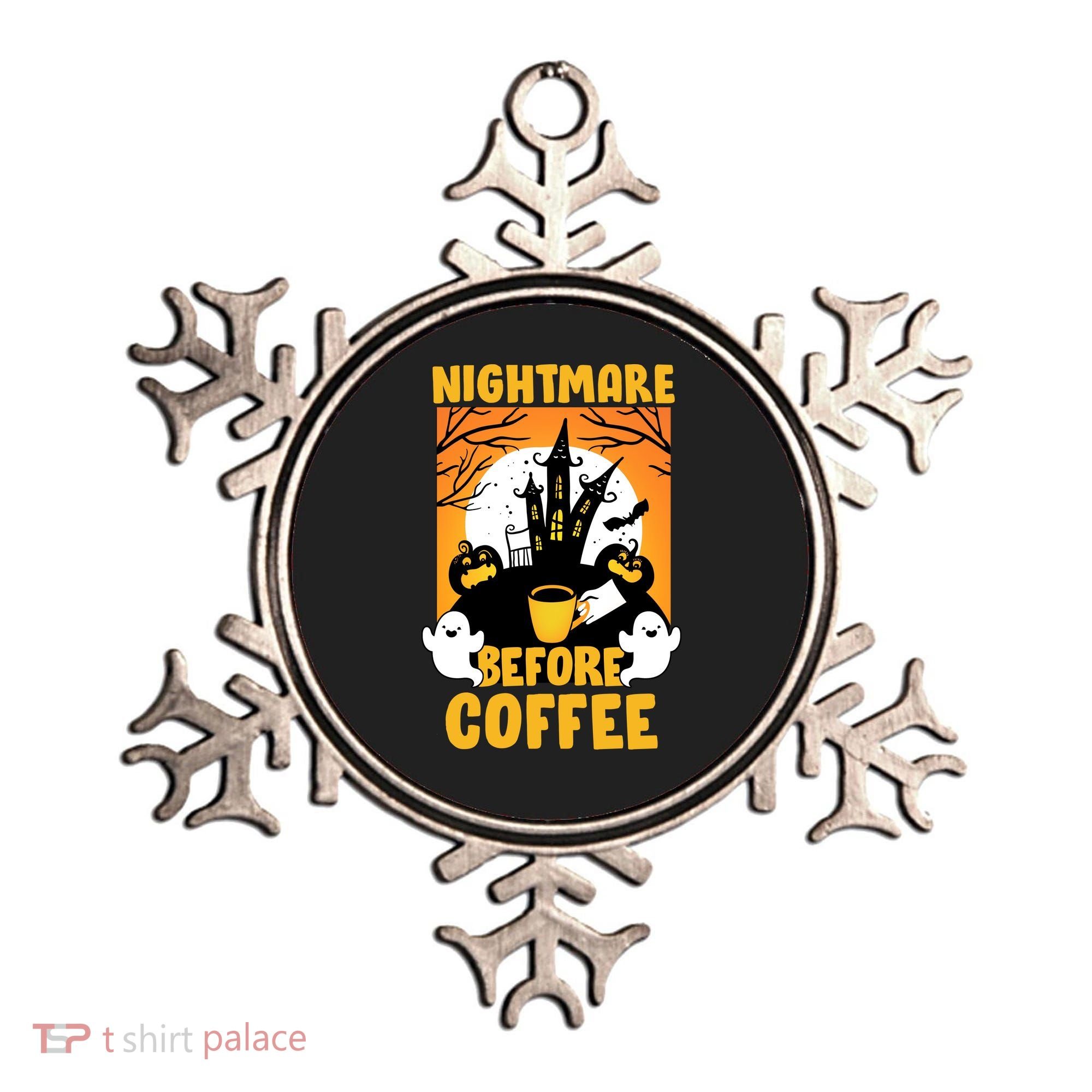 Nightmare Before Coffee Ornament