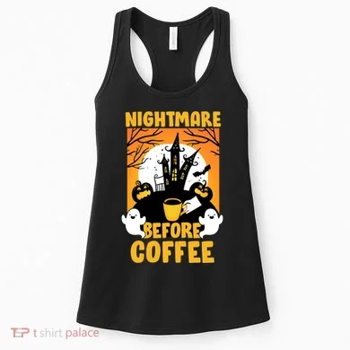 Nightmare Before Coffee Women's Tank Top