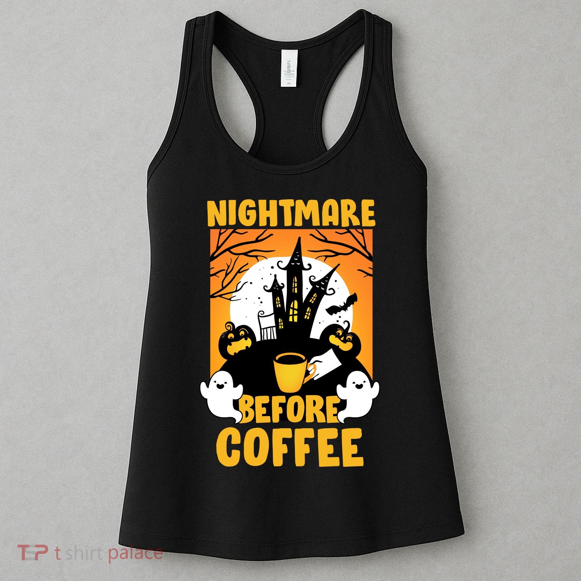 Nightmare Before Coffee Women's Tank Top