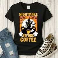 Nightmare Before Coffee Women's T-Shirt thumb 3