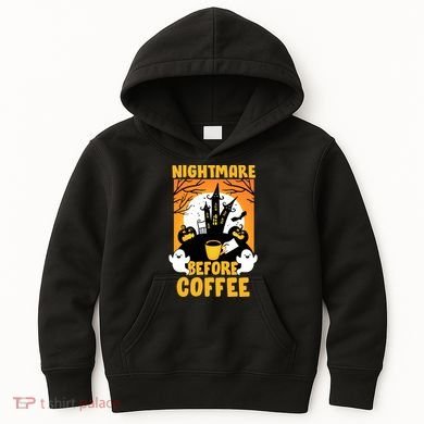 Nightmare Before Coffee Kids Hoodie
