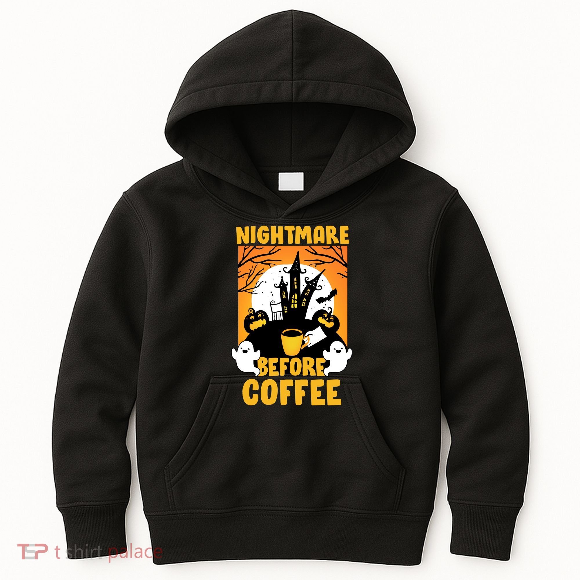 Nightmare Before Coffee Kids Hoodie
