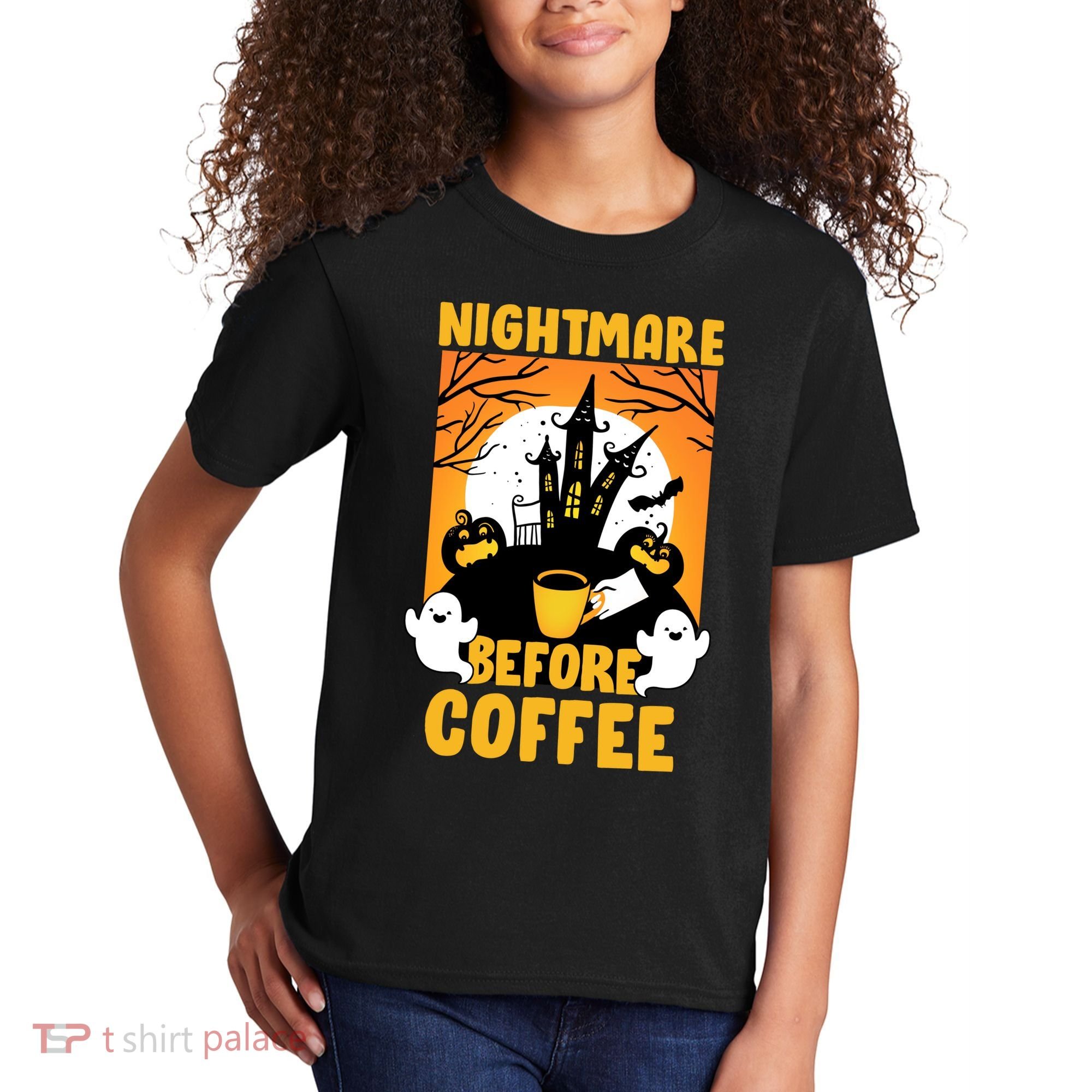 Nightmare Before Coffee Kids T-Shirt