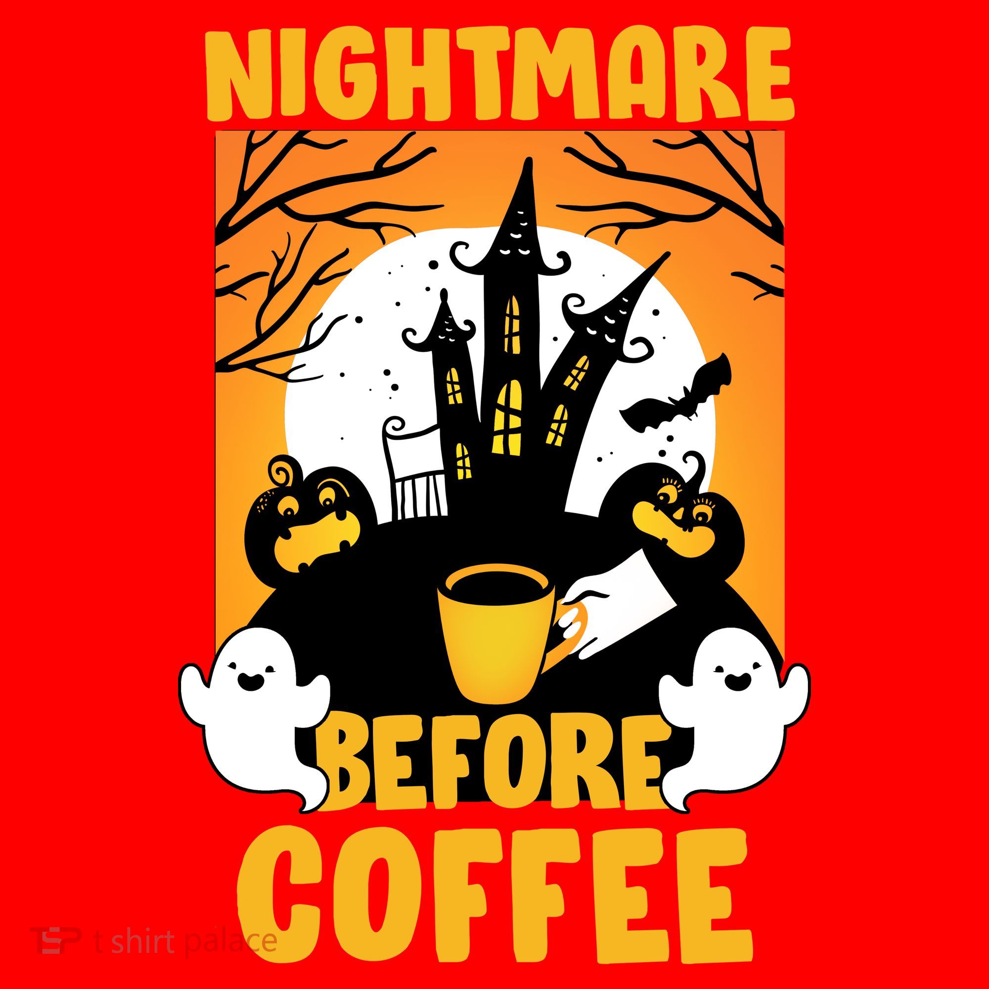 Nightmare Before Coffee Santa Hat