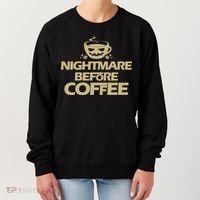 Nightmare Before Coffee Halloween Women's Sweatshirt thumb 0