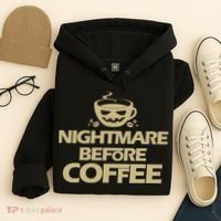 Nightmare Before Coffee Halloween Hoodie thumb 4
