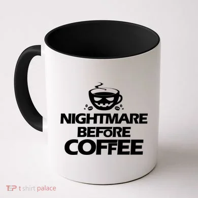 Nightmare Before Coffee Halloween Coffee Mug