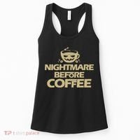 Nightmare Before Coffee Halloween Women's Tank Top thumb 0