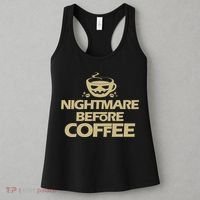 Nightmare Before Coffee Halloween Women's Tank Top thumb 3