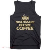 Nightmare Before Coffee Halloween Tank Top thumb 0