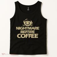 Nightmare Before Coffee Halloween Tank Top thumb 2