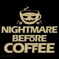 Nightmare Before Coffee Halloween Kids T-Shirt thumb 4
