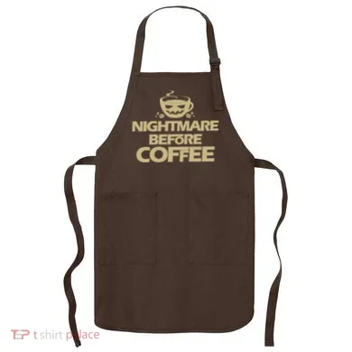 Nightmare Before Coffee Halloween Apron