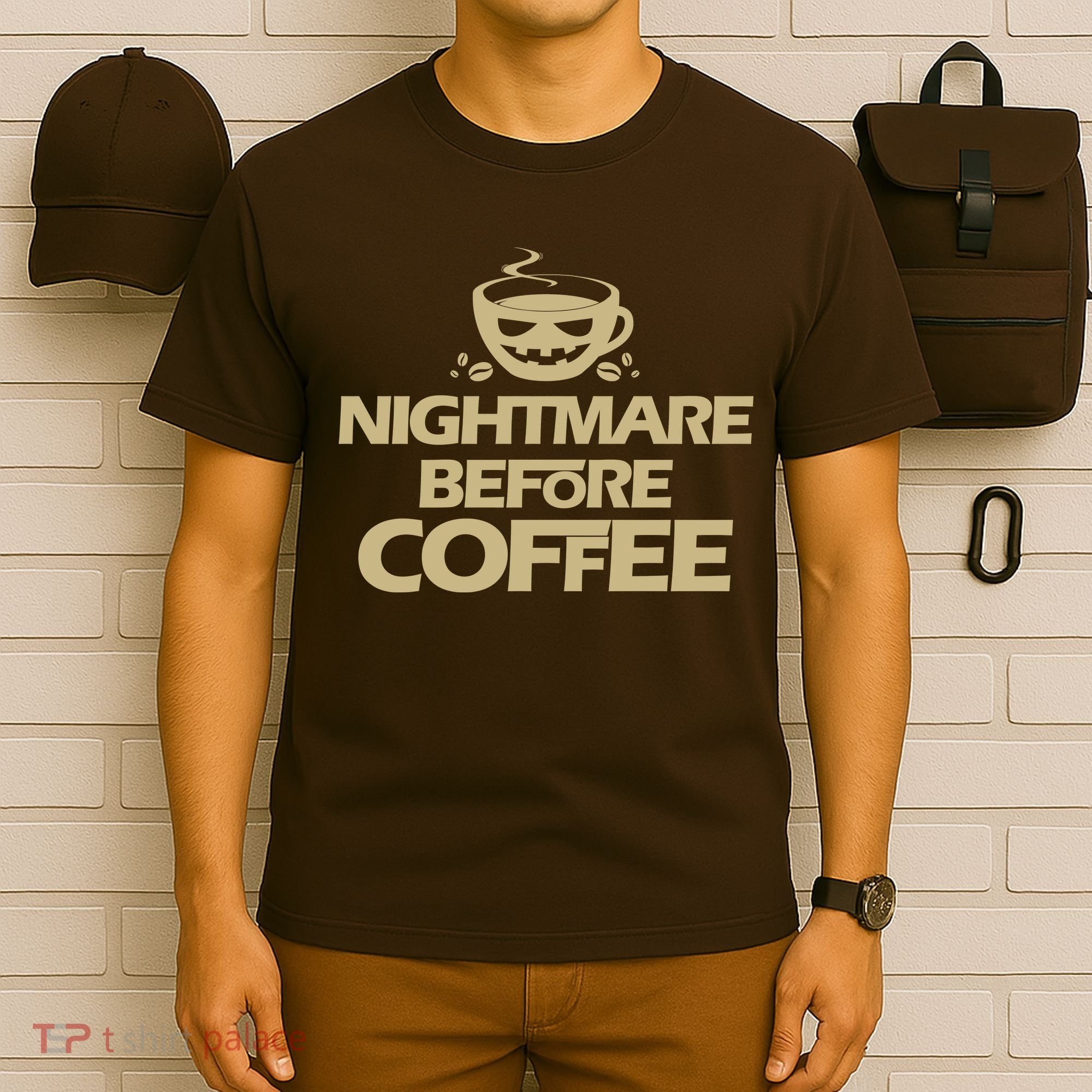 Nightmare Before Coffee Halloween T-Shirt