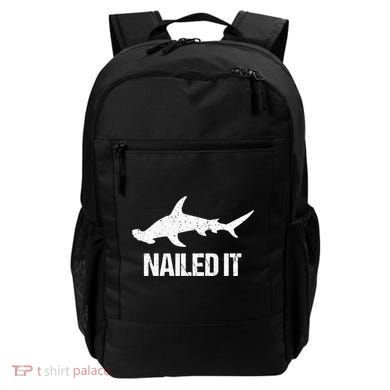 Nailed It Hammerhead Shark Tee Funny Shark Backpack