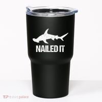 Nailed It Hammerhead Shark Tee Funny Shark Tumbler thumb 0