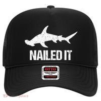 Nailed It Hammerhead Shark Tee Funny Shark Hat thumb 0