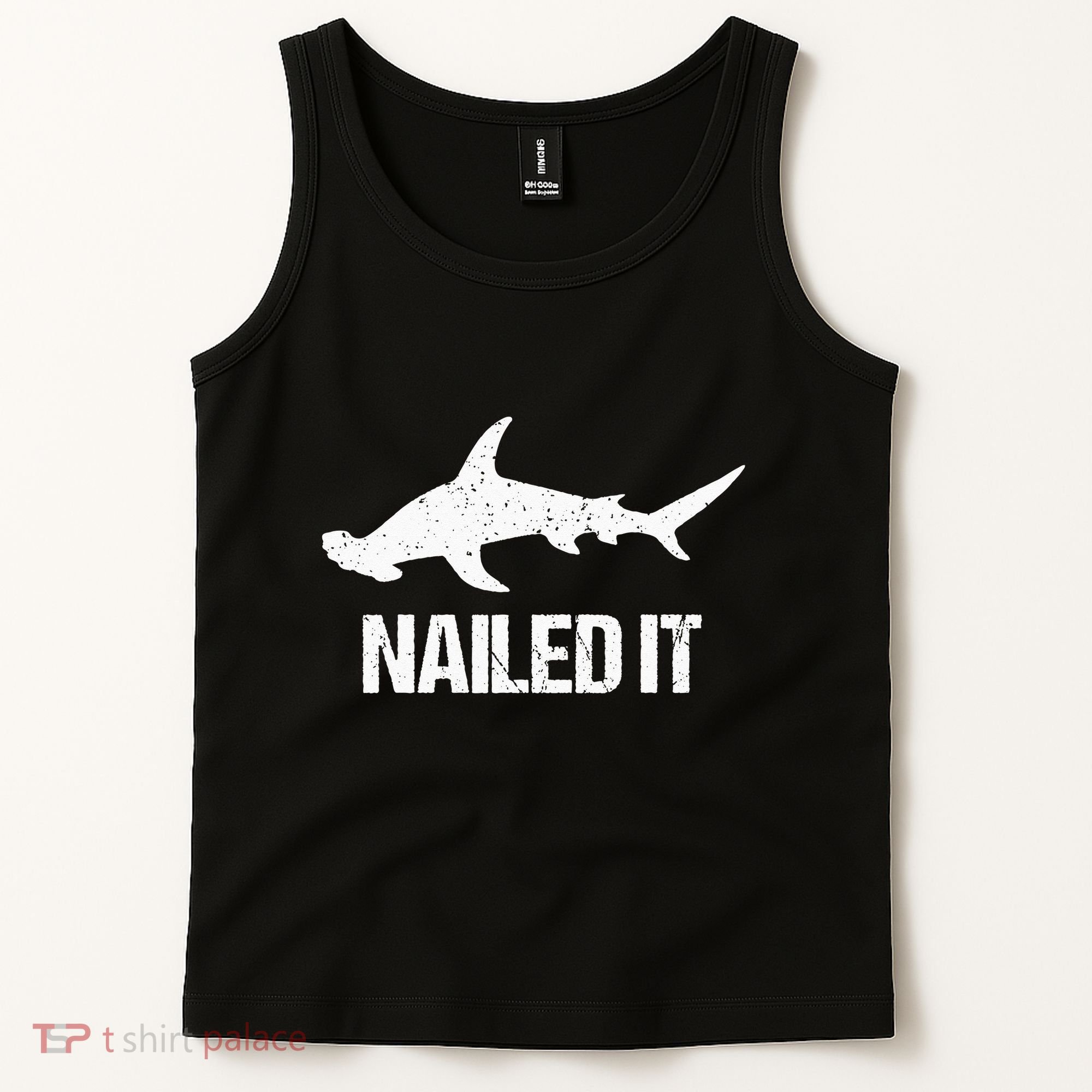 Nailed It Hammerhead Shark Tee Funny Shark Tank Top