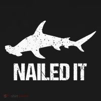 Nailed It Hammerhead Shark Tee Funny Shark Kids Sweatshirt thumb 2