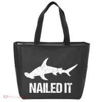 Nailed It Hammerhead Shark Tee Funny Shark Tote Bag thumb 0