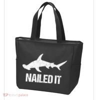 Nailed It Hammerhead Shark Tee Funny Shark Tote Bag thumb 3
