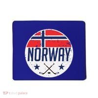Norway Ice Hockey Flag Jersey Supporter Nordic Fan Gift Cool Gift Mousepad thumb 0