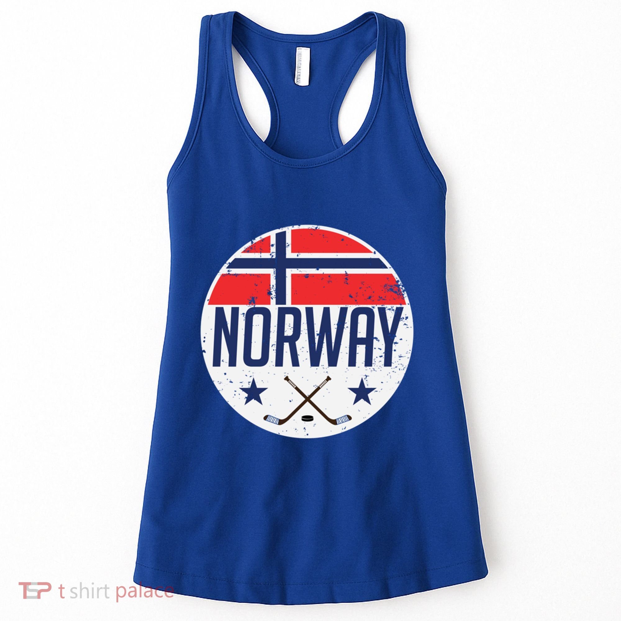 Norway Ice Hockey Flag Jersey Supporter Nordic Fan Gift Cool Gift Women's Tank Top
