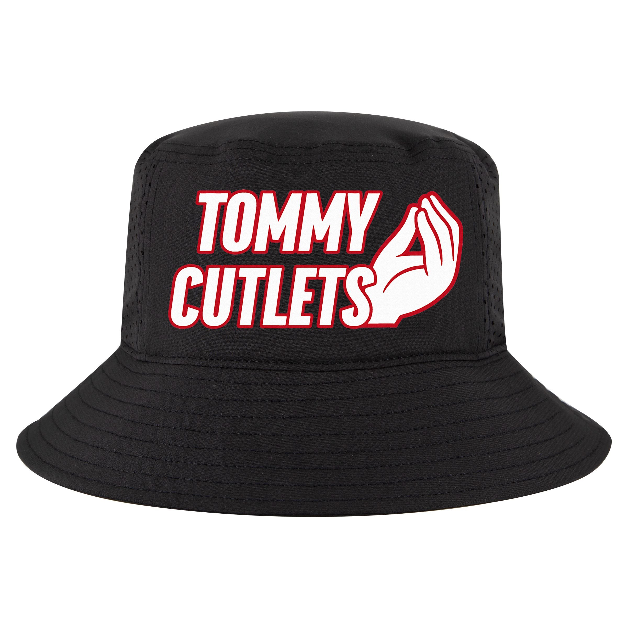 NY Italian Hand Gesture Tommy Cutlets Football Quarterback  Cool Comfort Performance Bucket Hat