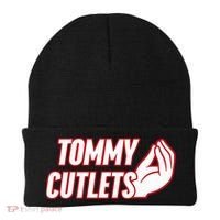 NY Italian Hand Gesture Tommy Cutlets Football Quarterback  Beanie thumb 0
