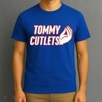NY Italian Hand Gesture Tommy Cutlets Football Quarterback  T-Shirt thumb 3