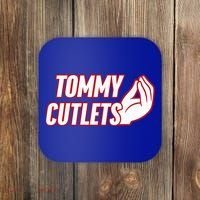 NY Italian Hand Gesture Tommy Cutlets Football Quarterback  Coaster thumb 0