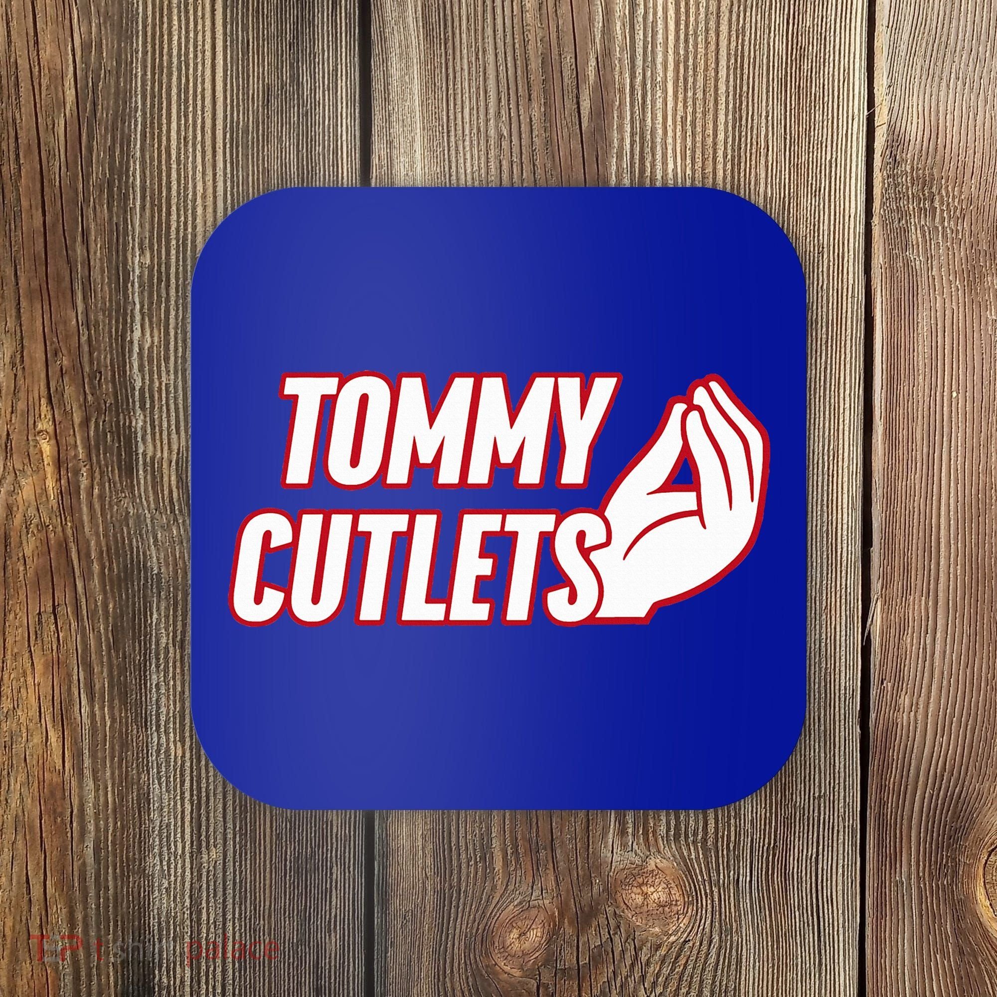 NY Italian Hand Gesture Tommy Cutlets Football Quarterback  Coaster