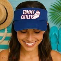 NY Italian Hand Gesture Tommy Cutlets Football Quarterback  Visor thumb 2