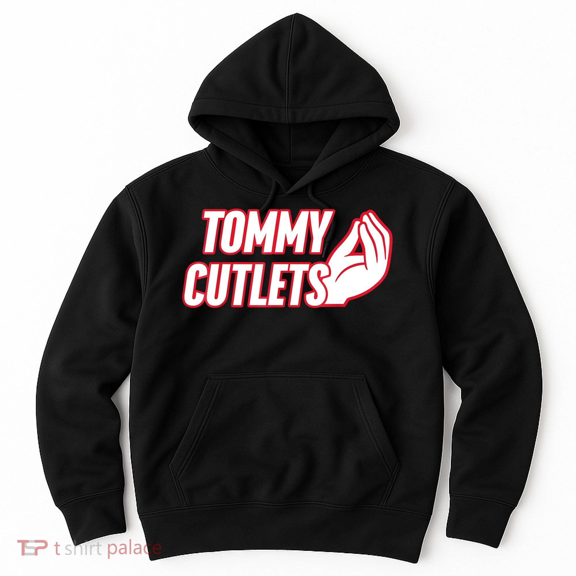Ny Italian Hand Gesture Tommy Cutlets Football Quarterback Hoodie
