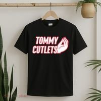 Ny Italian Hand Gesture Tommy Cutlets Football Quarterback T-Shirt thumb 2