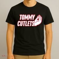 Ny Italian Hand Gesture Tommy Cutlets Football Quarterback T-Shirt thumb 3