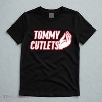 Ny Italian Hand Gesture Tommy Cutlets Football Quarterback T-Shirt thumb 5